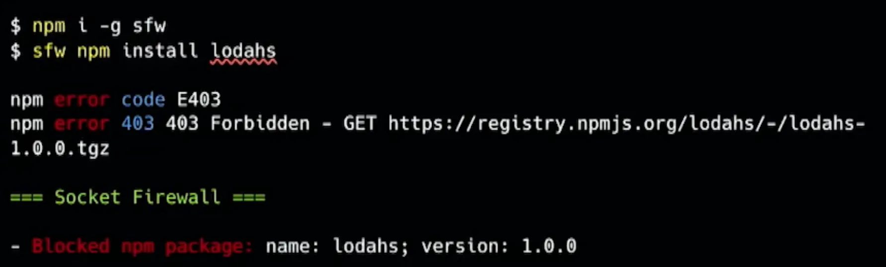 sfw block install